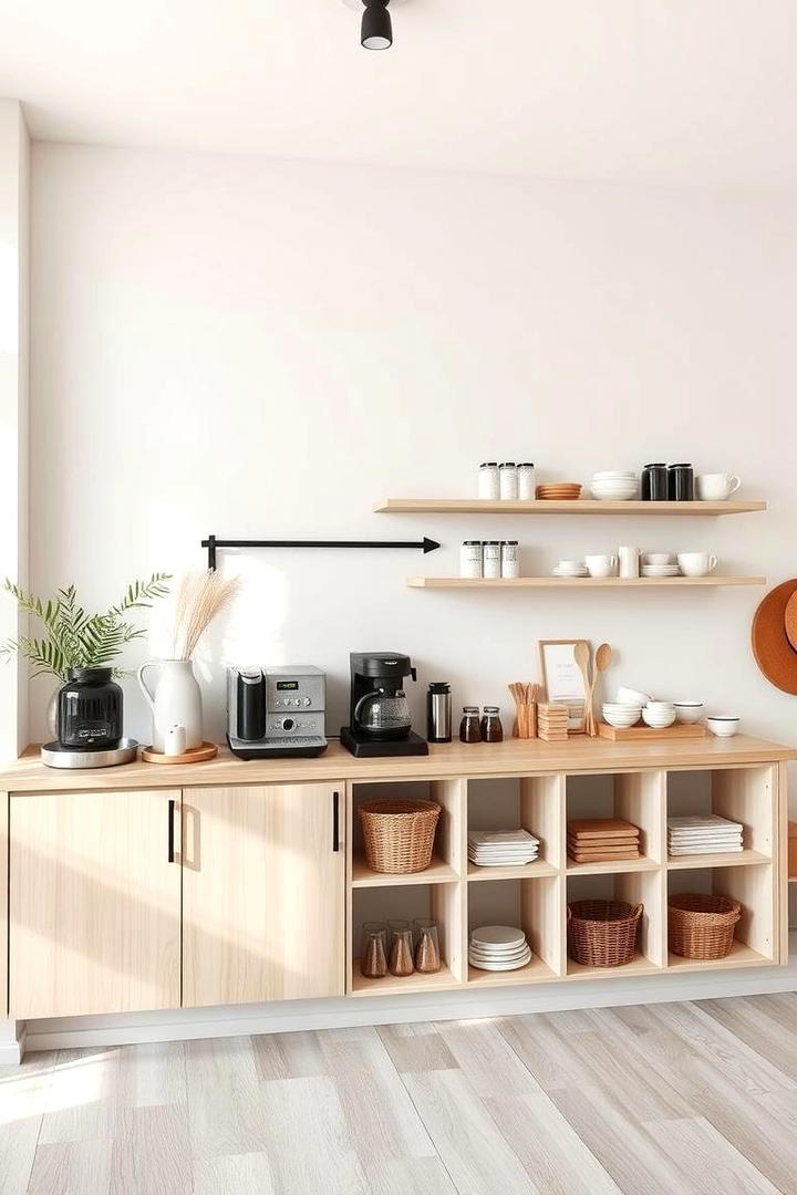 Scandinavian Inspired Coffee Station - 21 Coffee Station Ideas