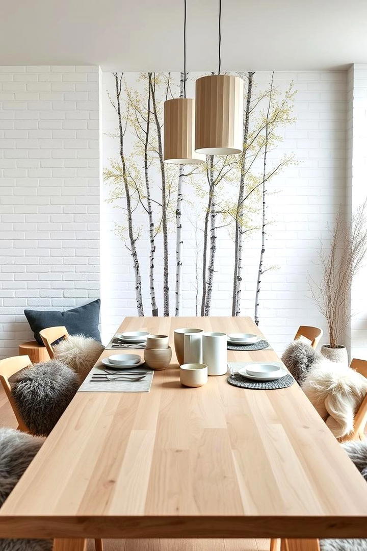 Scandinavian Inspired Dining Area - 30 Outdoor Dining Area Ideas