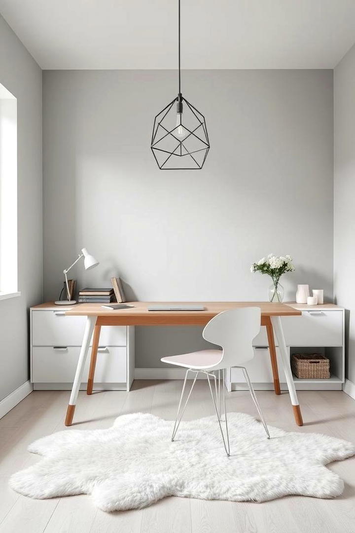 Scandinavian Minimalism - 21 Home Office Decor Ideas