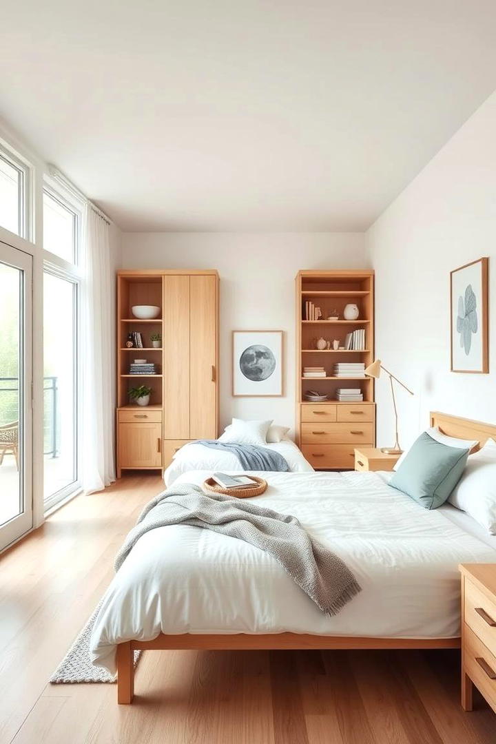 Scandinavian Minimalist Design - 30 Small Guest Bedroom Ideas