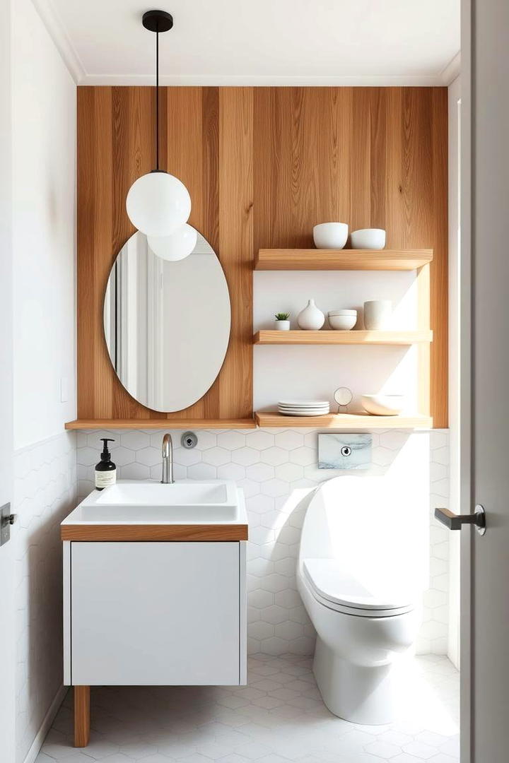 Scandinavian Simplicity Powder Room - 21 Powder Room Ideas