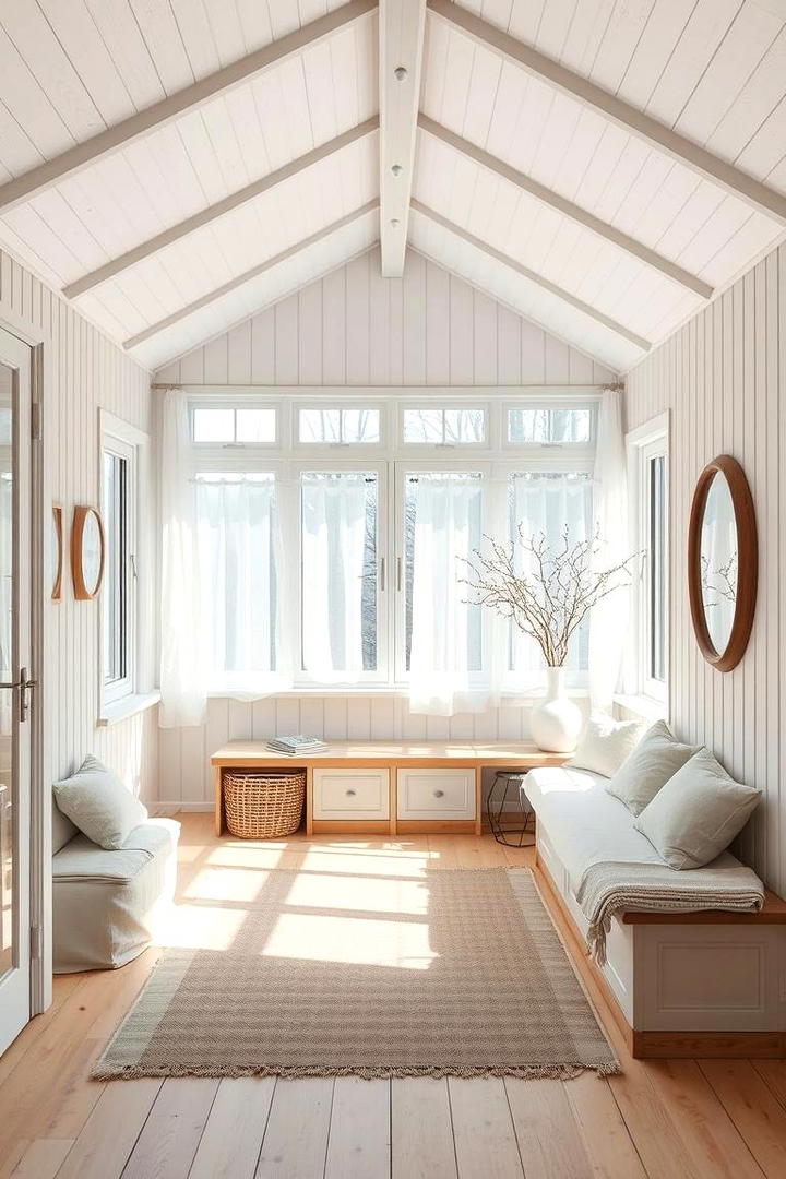 Scandinavian Style Sunroom - 30 Small Sunroom Ideas