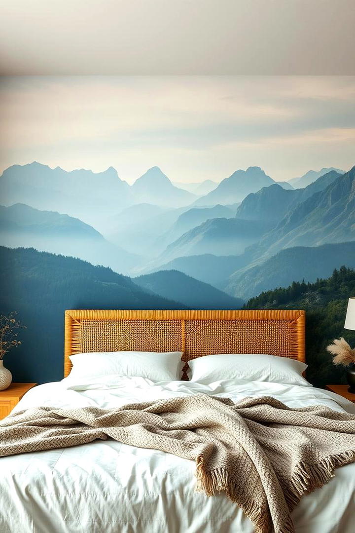 Scenic Landscape Views - 21 Bedroom Wallpaper Ideas