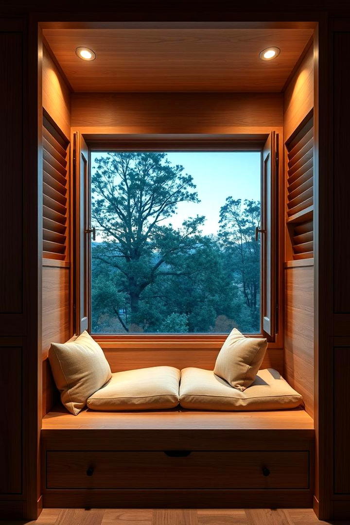 Scenic Window Seat - 30 Teen Hangout Room Ideas