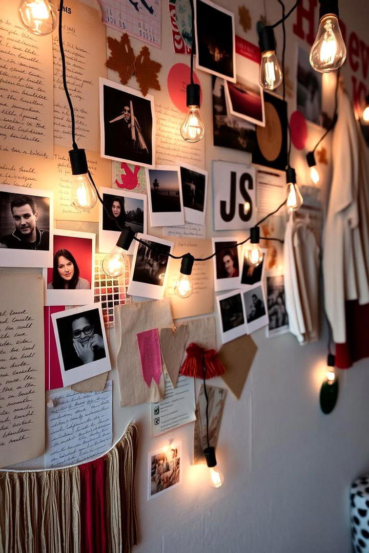 Scrapbook Wall Art - 30 Photo Display Ideas