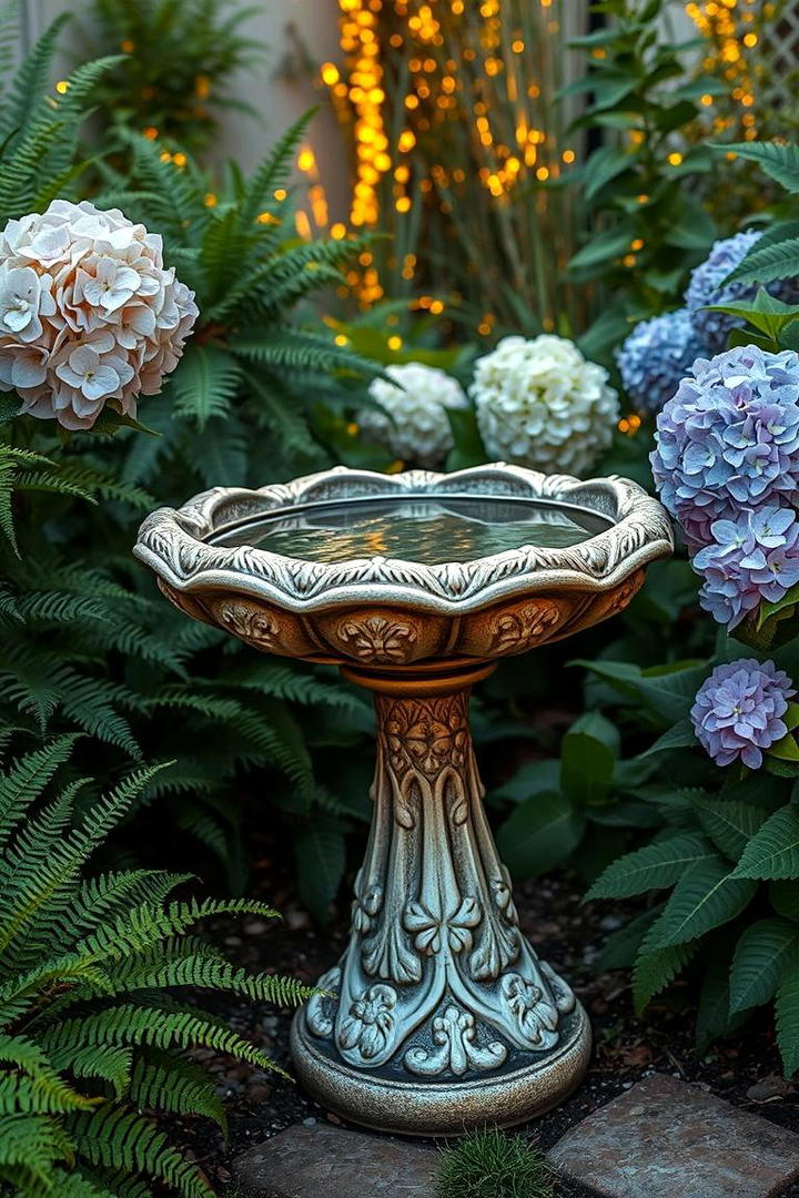 Sculptural Bird Baths - 30 Garden Art Ideas