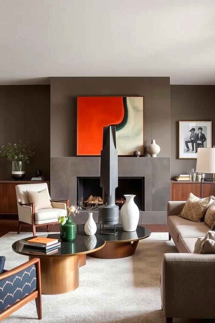 Sculptural Centerpieces - 21 Mid-Century Modern Living Room Ideas