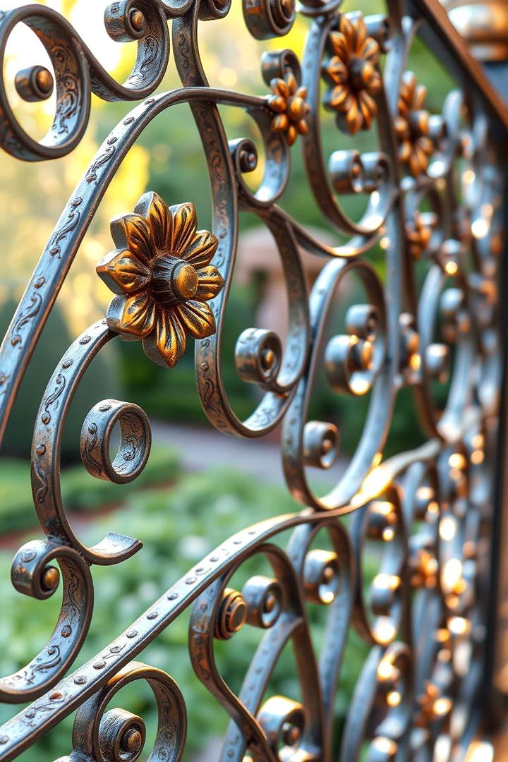 Sculptural Metal Artistry - 21 Porch Railing Ideas