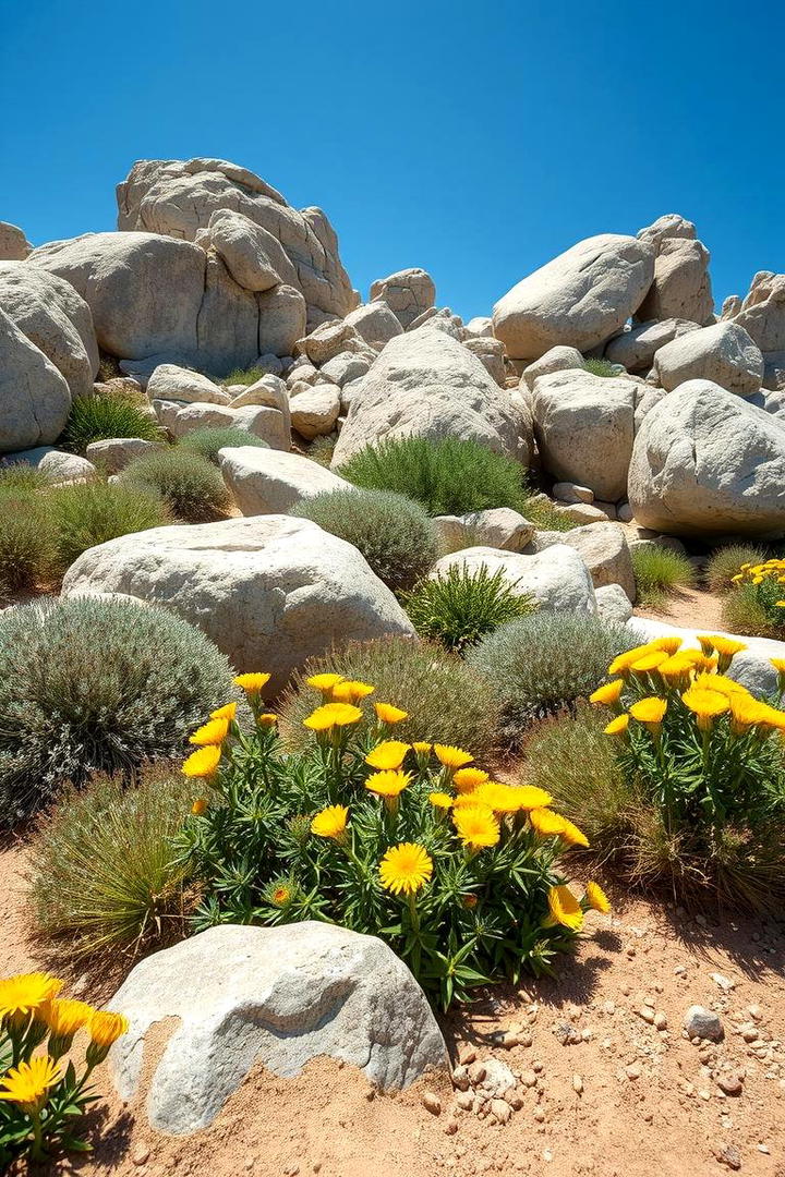 Sculptural Rock Features - 30 Greek Garden Ideas