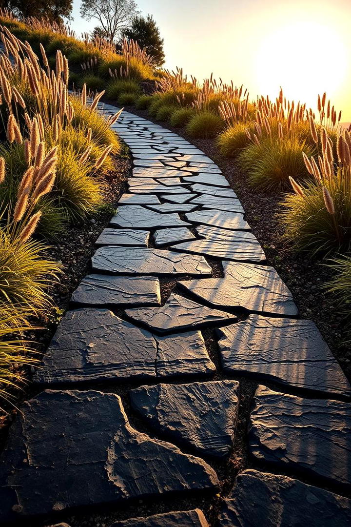 Sculptural Stone Path - 21 walkway ideas