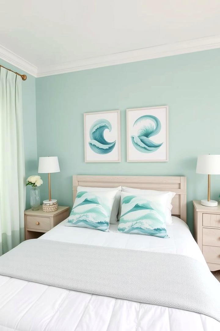 Seafoam Dream Decor - 21 Beach Themed Bedroom Ideas