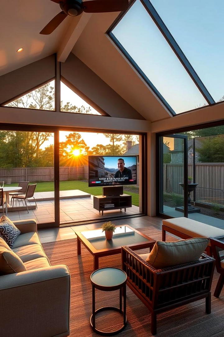 Seamless Home Outdoor Integration - 30 Outdoor Tv Ideas