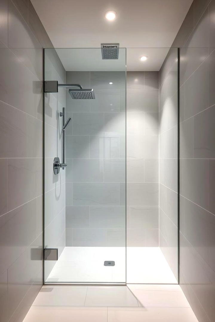 Seamless Modern Minimalism - 30 Doorless Walk In Shower Ideas