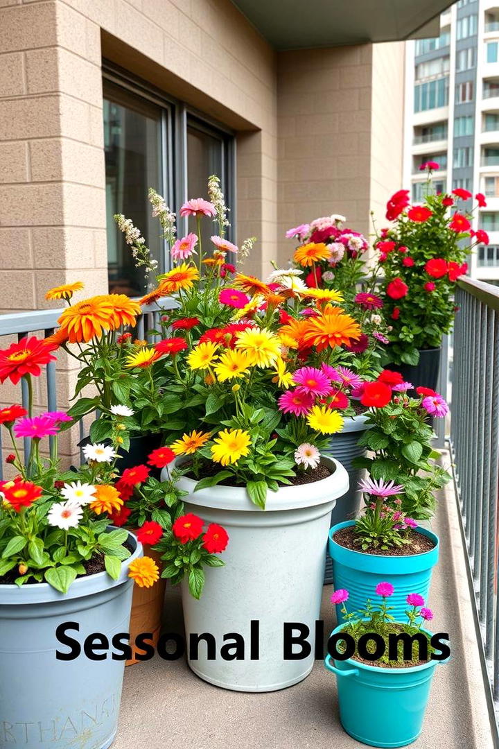 Seasonal Blooms - 21 Balcony Garden Ideas