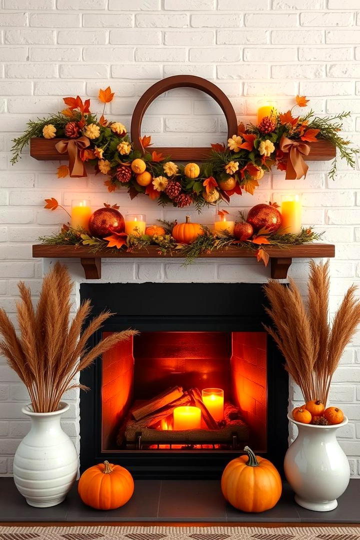 Seasonal Decor Shifts - 21 Fireplace Decor Ideas