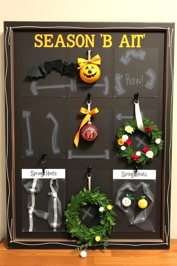 Seasonal Decoration Board - 30 Pegboard Ideas