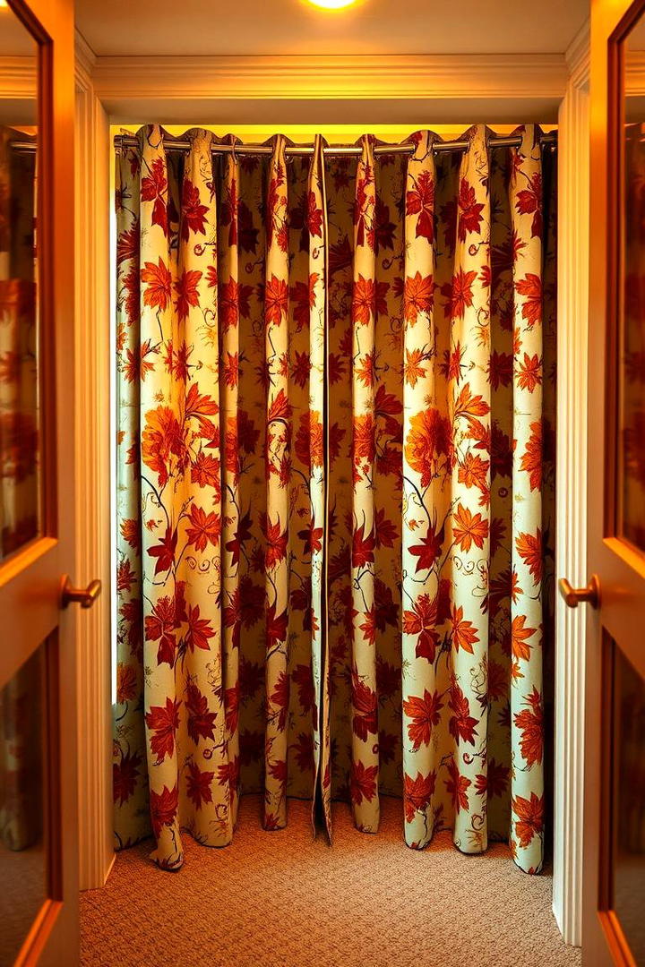 Seasonal Pattern Celebration - 30 closet curtain ideas