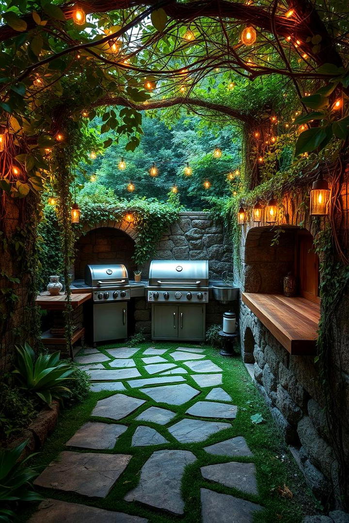 Secret Garden BBQ Escape - 21 bbq area ideas