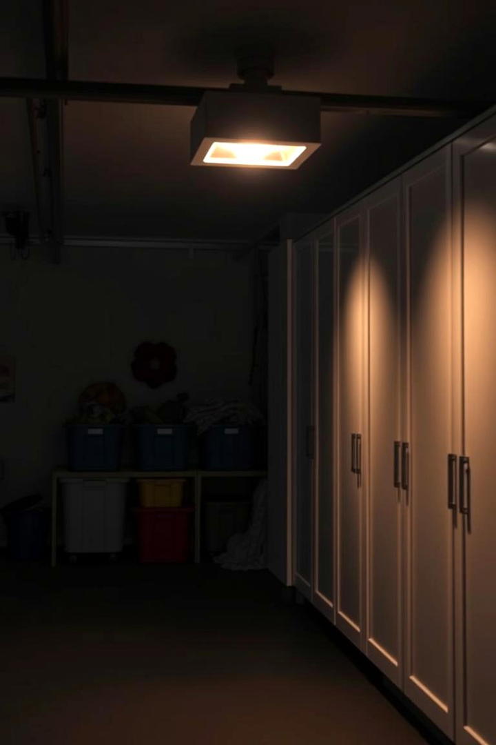 Sensor Activated Backup Lighting - 30 Garage Lighting Ideas