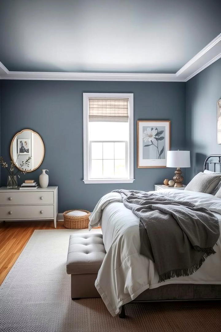 Serene Bedroom Calming Blue gray Retreat - 21 Blue-gray Paint Colors