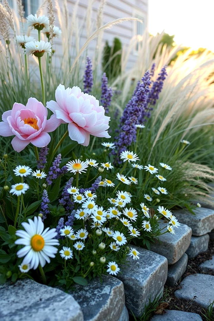 Serene Cottage Charm - 30 Perennial Flower Bed Ideas