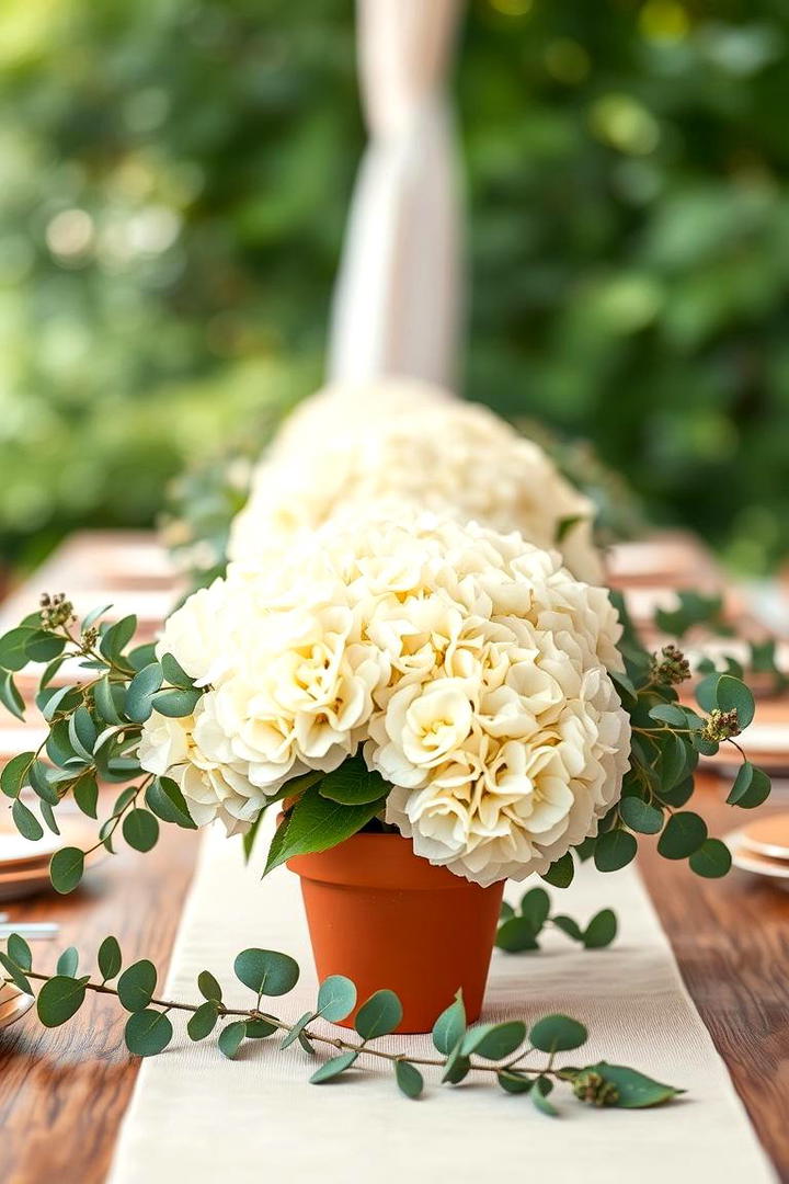 Serene Eucalyptus Garden - 30 Eucalyptus Wedding Centerpieces