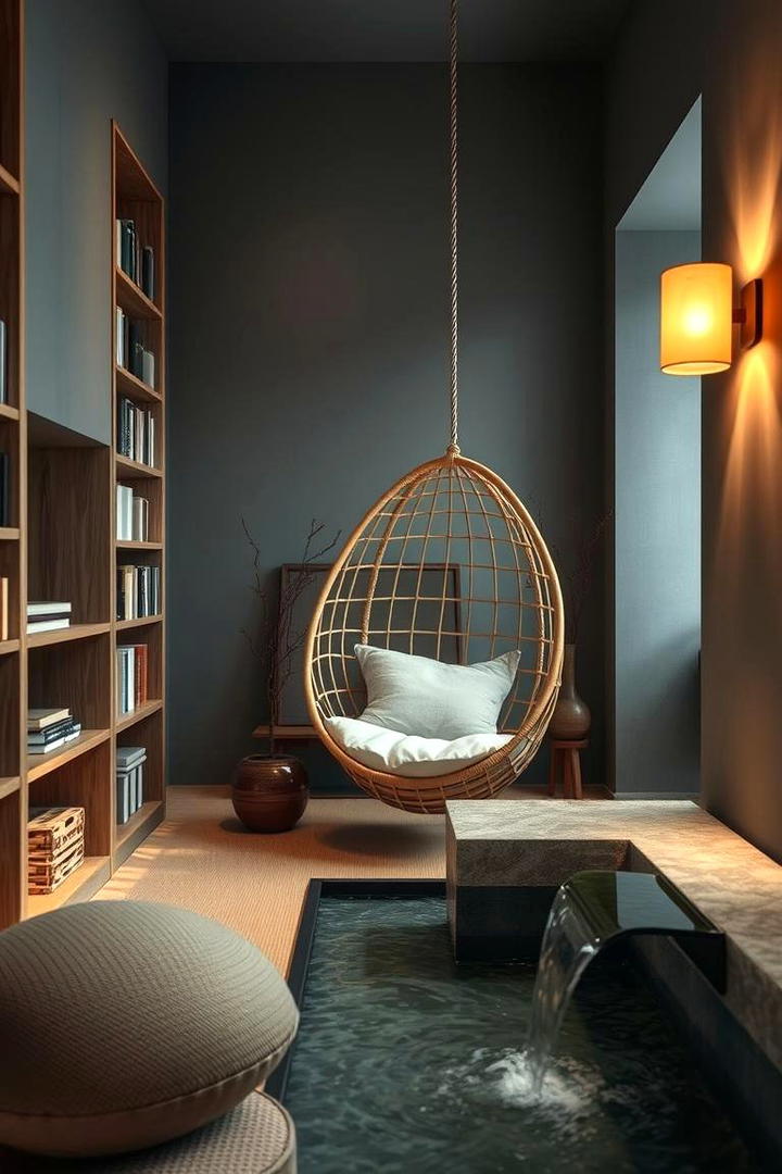 Serene Reading Nook - 21 Basement Ideas