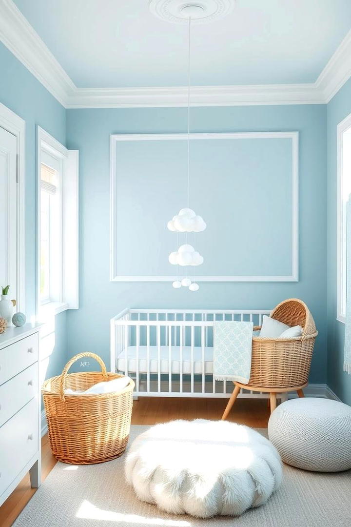 Serene Sky Blue - 30 Nursery Color Ideas