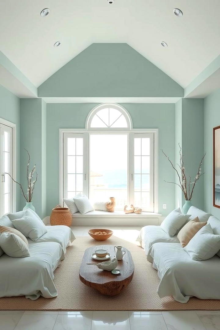 Serene Teal Escape - 30 Teal Living Room Ideas