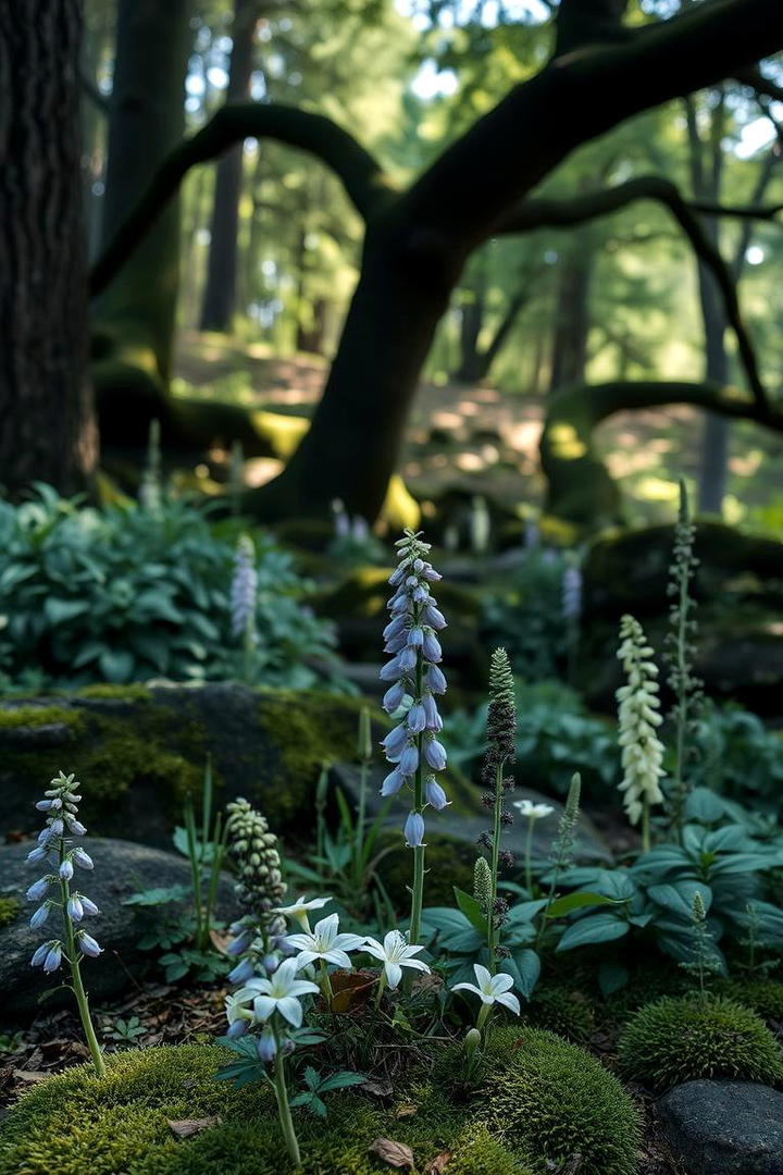 Shade Loving Wildflower Retreat - 21 Flower Bed Ideas