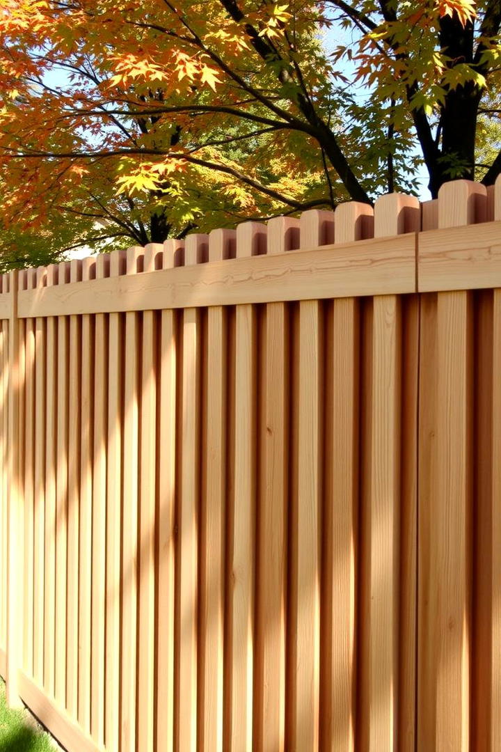 Shadow Box Wood Fence - 30 Cheap Privacy Fence Ideas