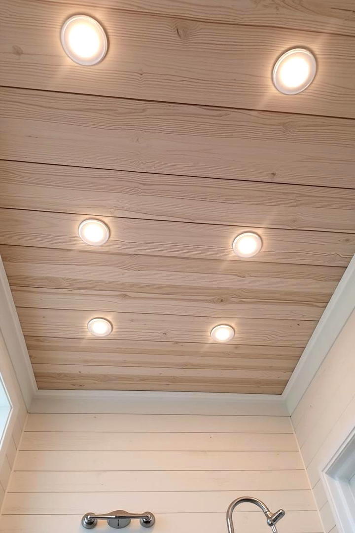 Shiplap Ceiling Treatment - 21 shiplap bathroom ideas