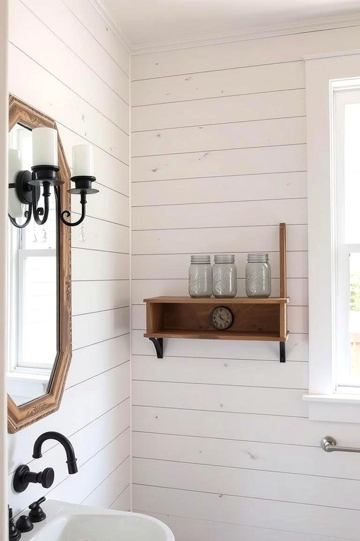 Shiplap Walls - 21 Country Bathroom Ideas