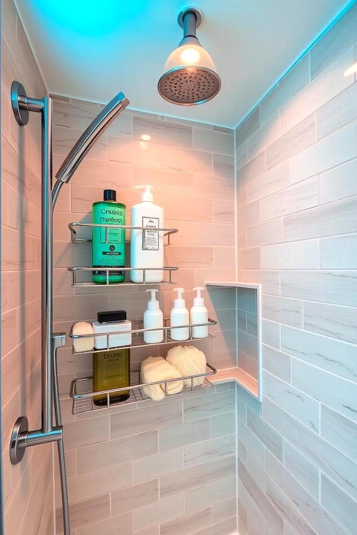 Shower Caddies - 21 Bathroom Storage Ideas