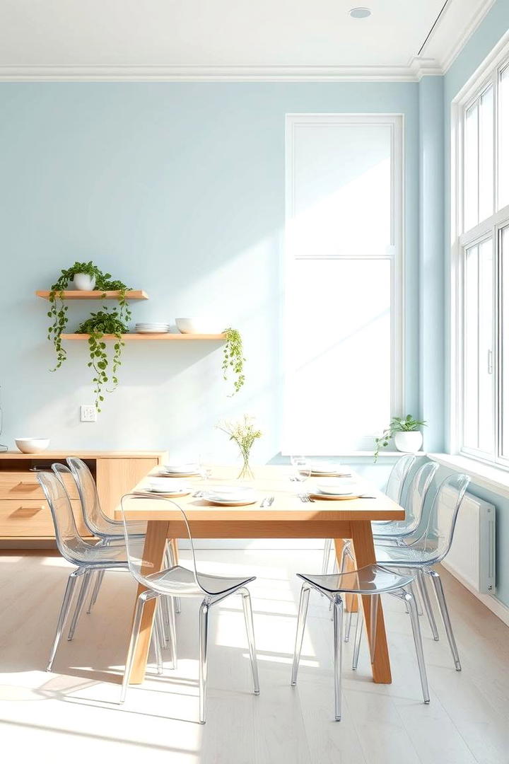 Sky Blue Serenity - 21 Blue Dining Room Ideas