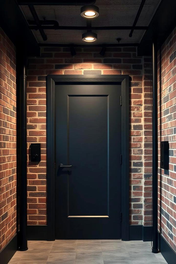 Sleek Charcoal Gray - 30 Interior Door Color Ideas