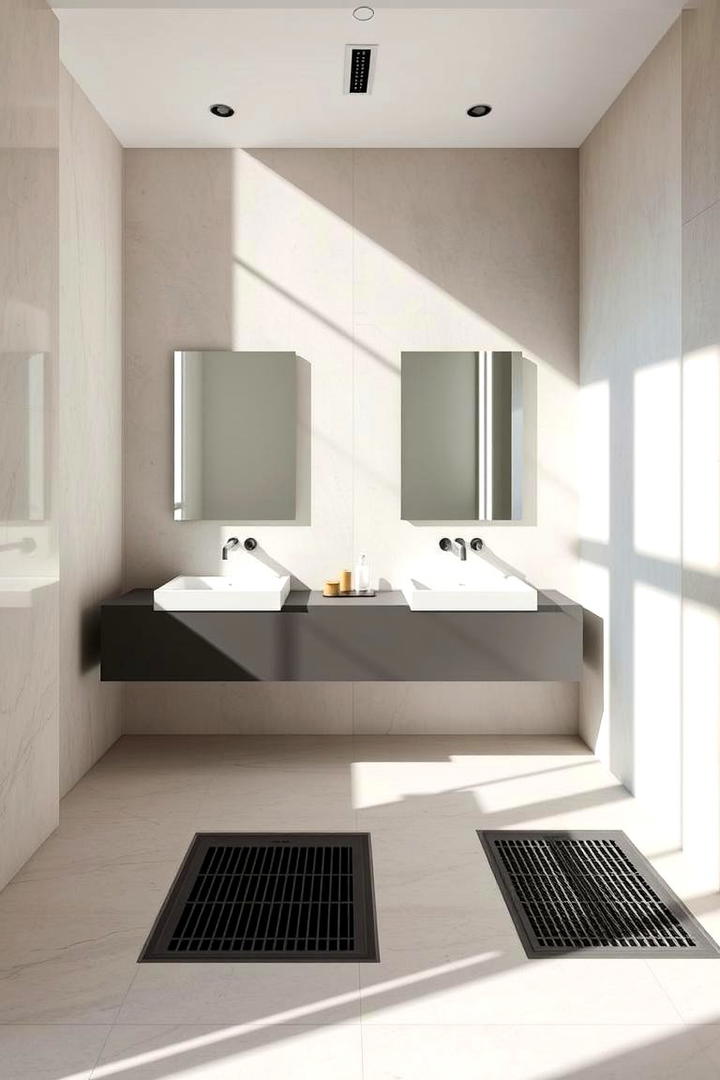 Sleek Contemporary Lines - 30 Jack and Jill Bathroom Ideas