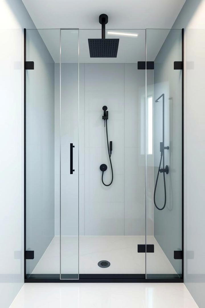 Sleek Frameless Design - 30 Half-wall Shower Ideas