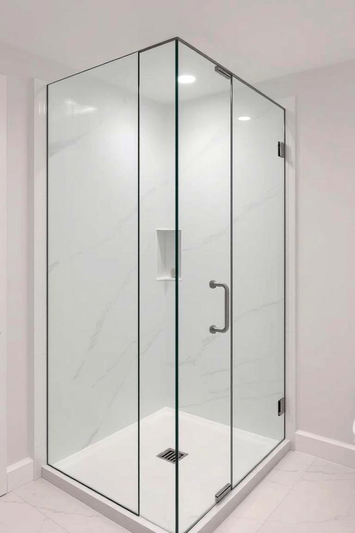 Sleek Frameless Style - 30 Doorless Walk In Shower Ideas