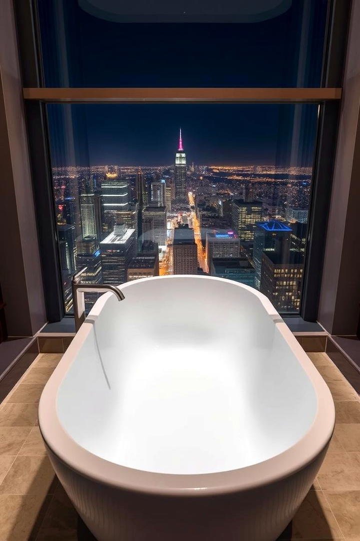 Sleek Freestanding Bathtub - 21 Modern Bathroom Decor Ideas