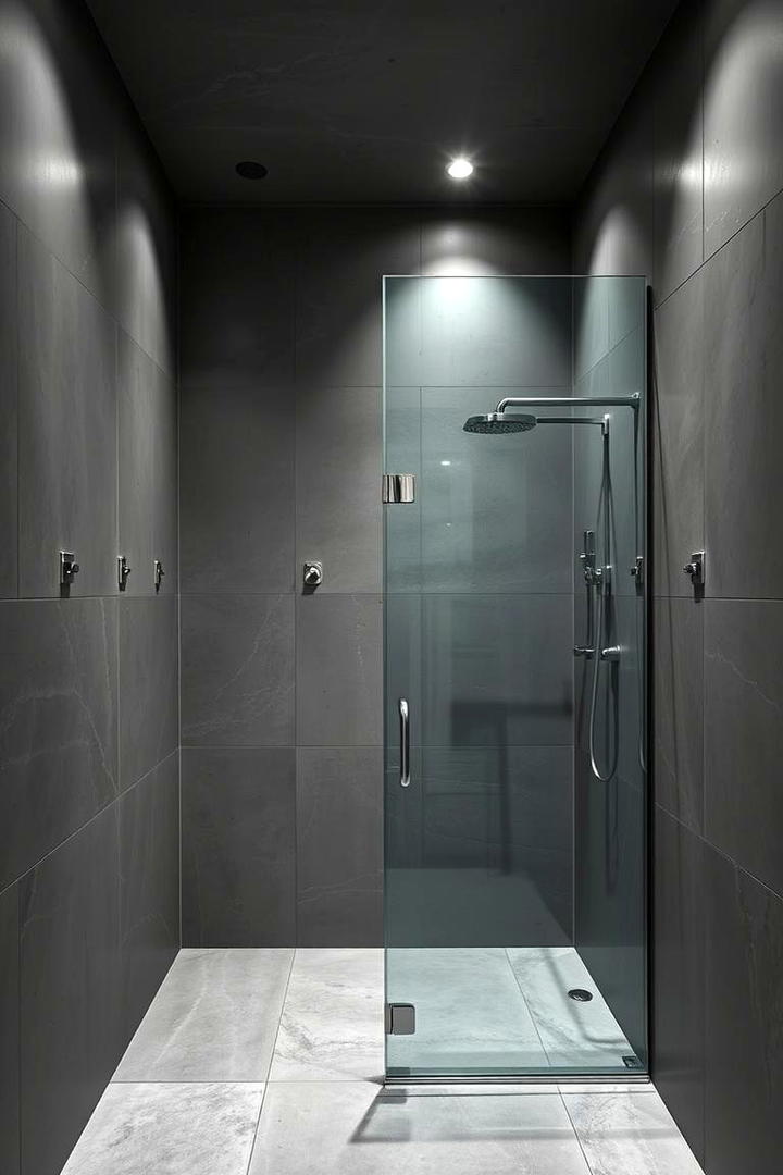 Sleek Grey Minimalism - 21 Bathroom Color Ideas