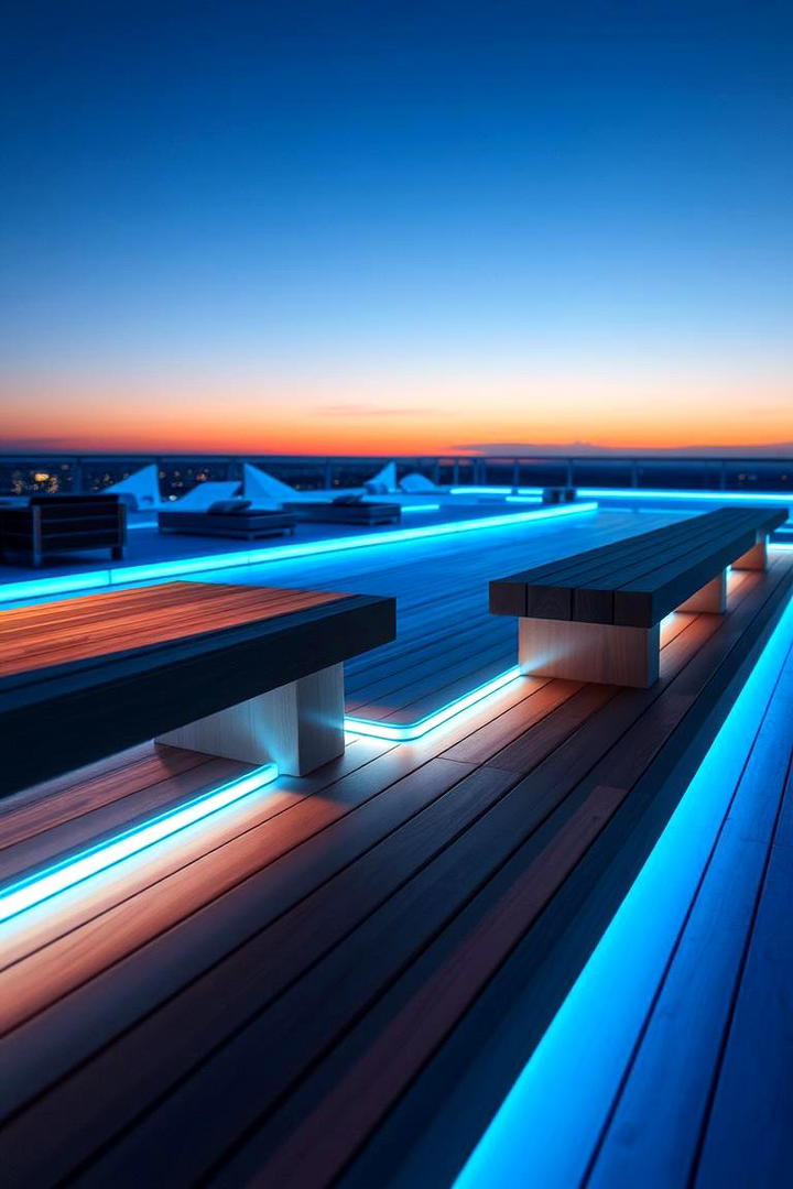 Sleek LED Strip Accents - 21 Outdoor Lighting Ideas