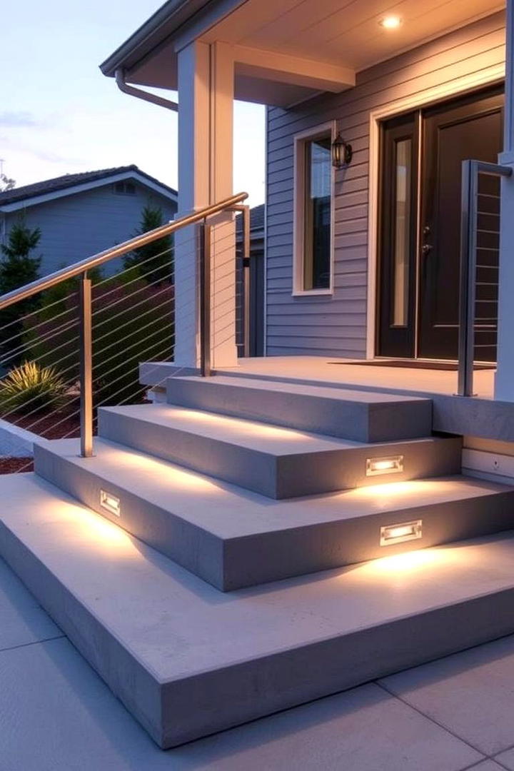 Sleek Railings and Finishes - 21 Small Porch Ideas