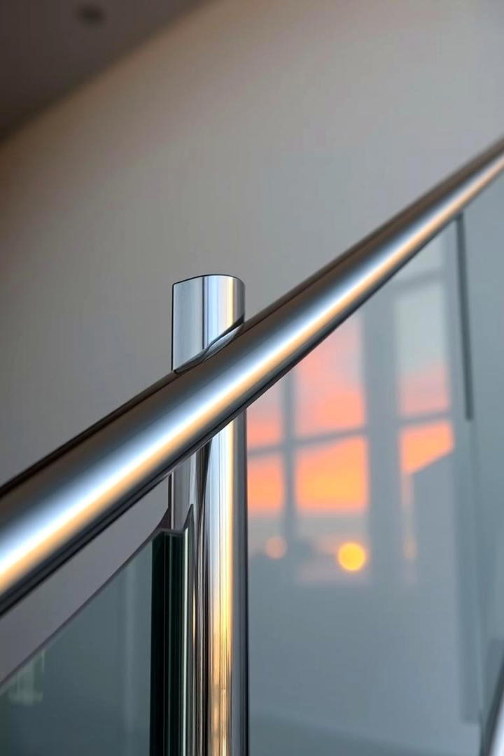 Sleek Stainless Steel Modernity - 21 Porch Railing Ideas