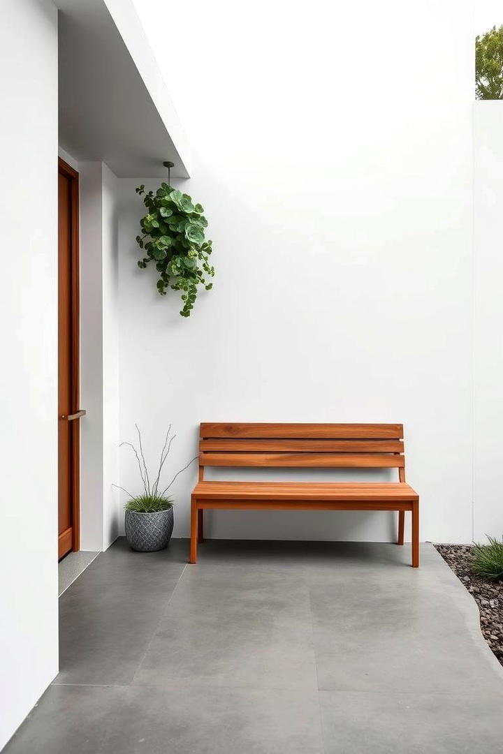 Sleek and Simple Entry - 21 Modern Front Porch Ideas