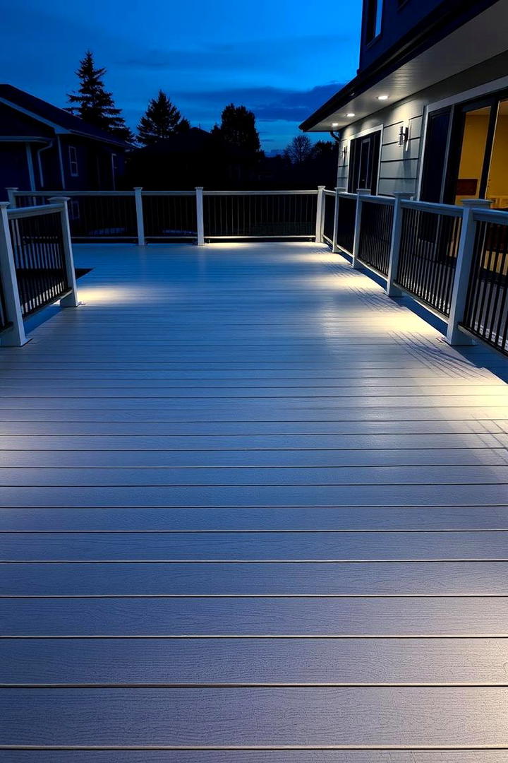 Sleek and Stylish Composite Deck - 30 Composite Deck Ideas