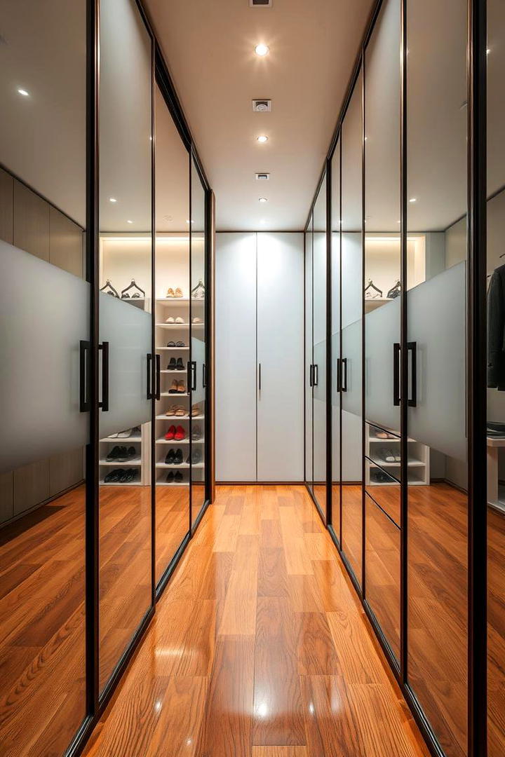 Sliding Mirror Doors - 30 Dressing Room Ideas