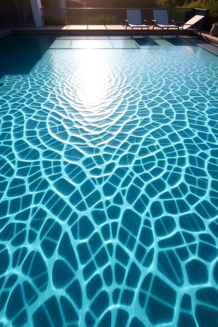 Slip Resistant Serenity - 21 Pool Tile Ideas