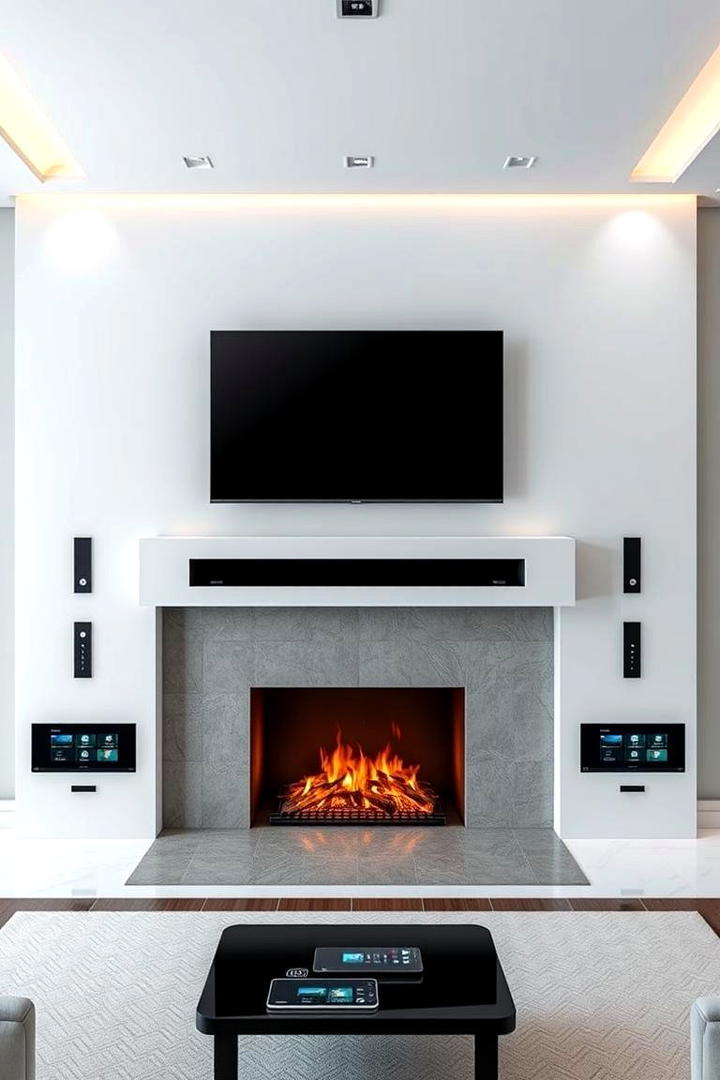 Smart Home Centerpiece - 21 Tv Over Fireplace Ideas