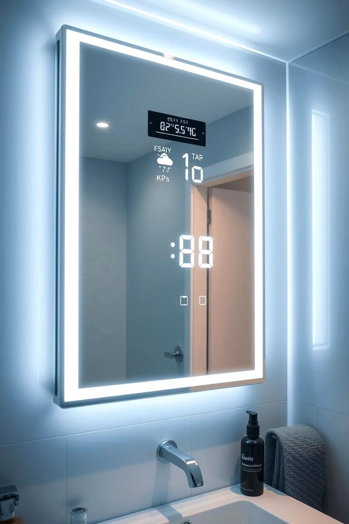 Smart Mirror Technology - 21 Modern Bathroom Decor Ideas